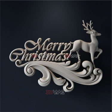 CHRISTMAS DEER 3d stl - 3DWave.us